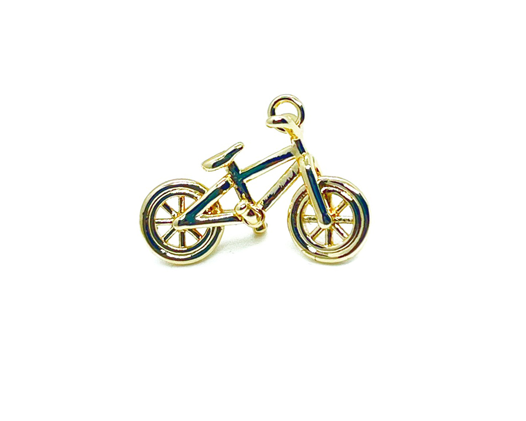 Подвеска Велосипед цвет золото размер 20*15мм Золотой